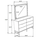 Sonora Dresser with Mirror - Austin's Furniture Depot (Austin,TX)