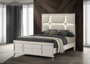 Olivia Panel Bed with LED Lighting - Austin's Furniture Depot (Austin,TX)