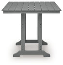 Sanctuary Beach - Square Counter Table With Umbrella Option - Dark Gray