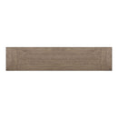 Yellowstone - Dining Bench With Metal Bar Cross - Medium Brown