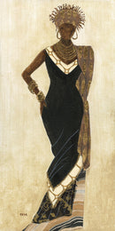 Framed Small - Holiday Dress II By Tava Studios - Light Brown