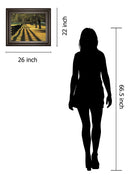 Chasing Shadows By Mike Jones - Framed Print Wall Art - Green