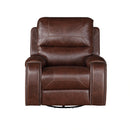 Steve Silver Keily Manual Glider Recliner in Brown