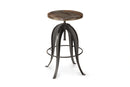 Steve Silver Sparrow Round Setup Stool in Natural Brown (Set of 2)