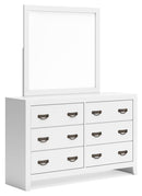Binterglen - Dresser And Mirror - White