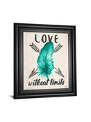 Teal Fearless Limits Il By Patricia Pinto - Framed Print Wall Art - Green
