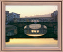 Golden Bridge Glow - 28" x 34" Framed Wall Art