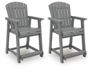Sanctuary Beach - Barstool (Set of 2) - Dark Gray