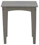 Visola - Square End Table - Gray