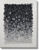 Shadowed Square Fusion - 36" x 48" Framed Wall Art