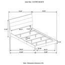 Felicity - Wood Panel Bed