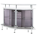Gideon - Curved Glass Top Home Cabinet