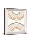 Over The Rainbow I By Moira Hershey - Mirror Framed Print Wall Art - White