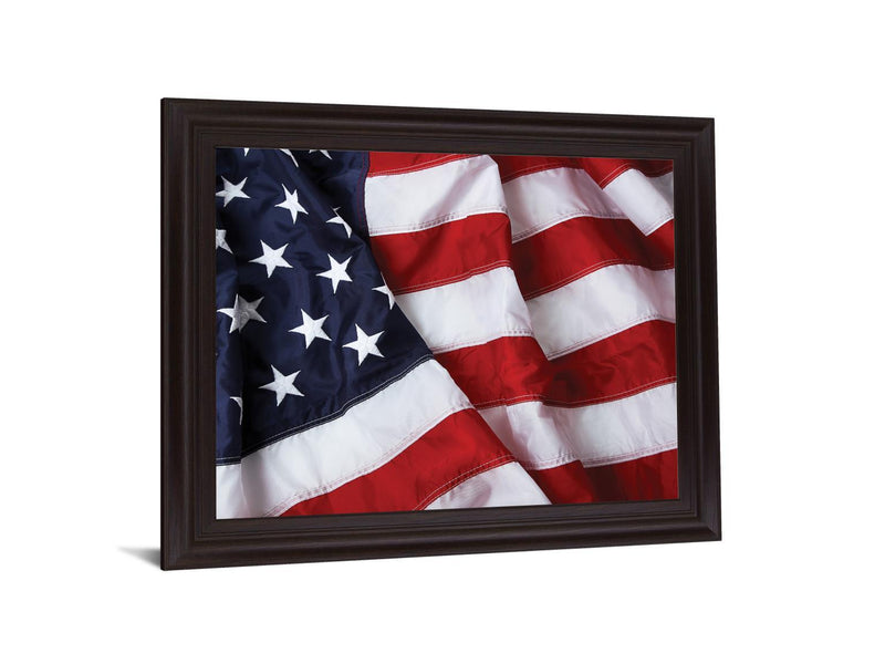 Starlit Stripes - 28" x 34" Framed Wall Art