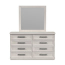 Avalanche - Dresser And Mirror Set - Antique White