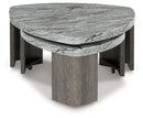 Surmour - Stacked Cocktail Table - Gray / Brown
