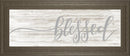 18x42 Blessed By Imperfect Dust - White