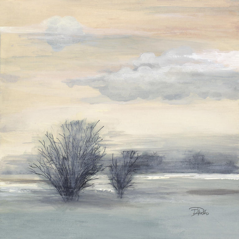 The Wind By Patricia Pinto (Framed) - Blue