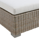 Ollie - Chaise Lounge - Tan And Olefin White Cream