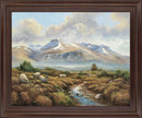 Sheep Meadow Vista - 28" x 34" Framed Wall Art