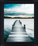Azure Tranquility - 28" x 34" Framed Wall Art