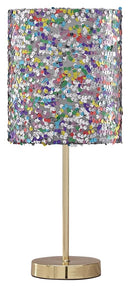 Maddy - Metal Table Lamp  - Purple