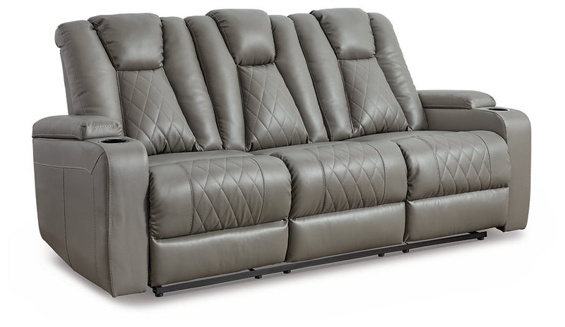 Mancin Reclining Sofa with Drop Down Table