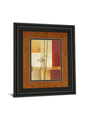 Contemporary Bamboo Il By Estudio Arte - Framed Print Wall Art - Orange