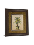 Potted Palm I - Framed Print Wall Art - Green