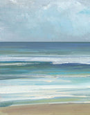 Gentle Waves I By Sally Swatland (Framed) - Blue