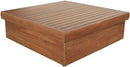 Mirella - Teak Wood Outdoor Patio Coffee Table - Natural
