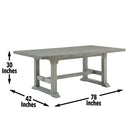 Whitford - Dining Table - Gray