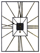 Metal Wall Clock - Black