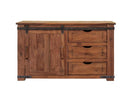 Parota 50"TV Stand w/3 Drawer,1 door w/2 shelves