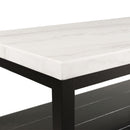 Marcello - Coffee Table With Casters - White