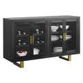 Steve Silver Yves Server in Rubbed Charcoal