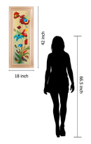 Wildflower Il By Jennifer Zybala - Framed Print Wall Art - Red