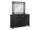 Crown Mark Furniture Kingsbury 9 Drawer Dresser in Black image