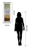 Lush Field Il By John Butler - Mirror Framed Print Wall Art - Dark Gray