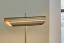 Rowleigh - Marble Desk Lamp - Gold Finish / White