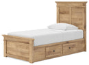 Makidern - Panel Storage Bed With 2 Under Bed Storage Units - Austin's Furniture Depot (Austin,TX)