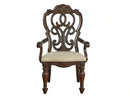 Steve Silver Royale Arm Chair in Brown Pecan (Set of 2)
