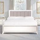 Cassie - King Bed - Off-White