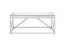 Evelyn - Mirror Top Cocktail Table - Gray