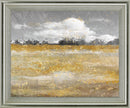 Golden Haze Landscape - 28" x 34" Framed Wall Art