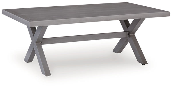 Half Moon Beach - Rectangular Cocktail Table - Gray