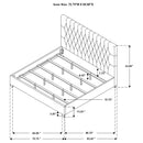 Chloe Panel Bed