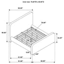 Wren Panel Platform Bed