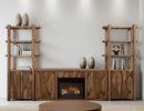 Balam Wall Unit with Electric Fireplace Insert