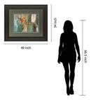 Peppermint Grove By Natasha Barnes - Framed Print Wall Art - Dark Brown